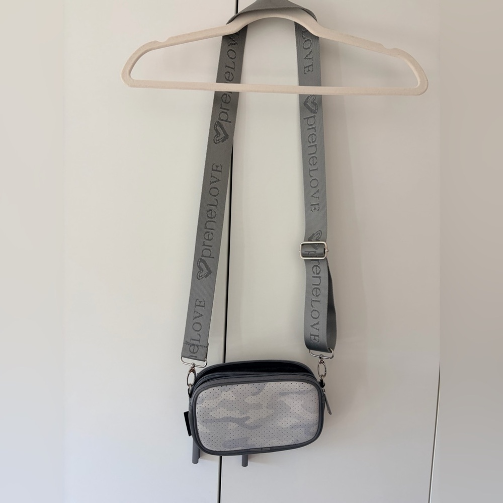 Camo Gray Crossbody Bag